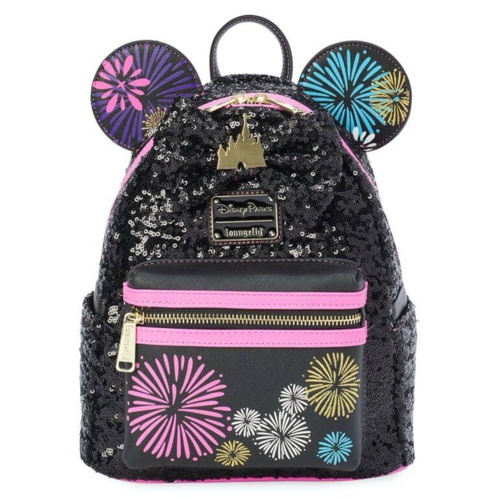Minnie mouse main attraction December Loungefly + ears